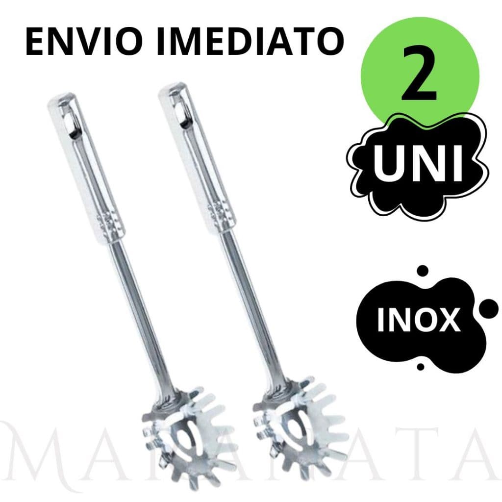 Colher Pegador de Macarrão e Massas em Aço Inoxidável Grande Utensilios de Cozinha