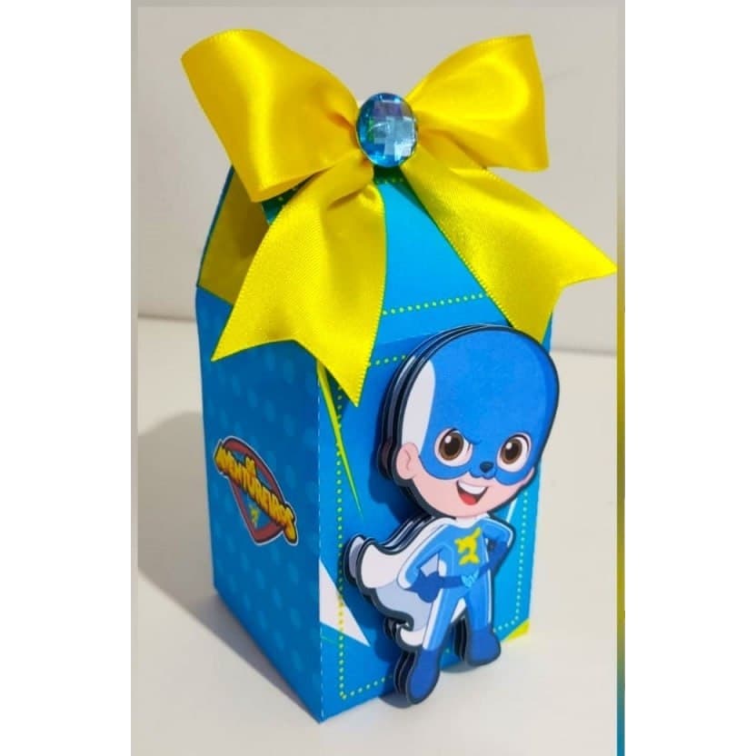 KIT 10 CAIXAS MILK TEMA AVENTUREIROS MENINO - LEMBRANCINHAS DE ANIVERSÁRIO