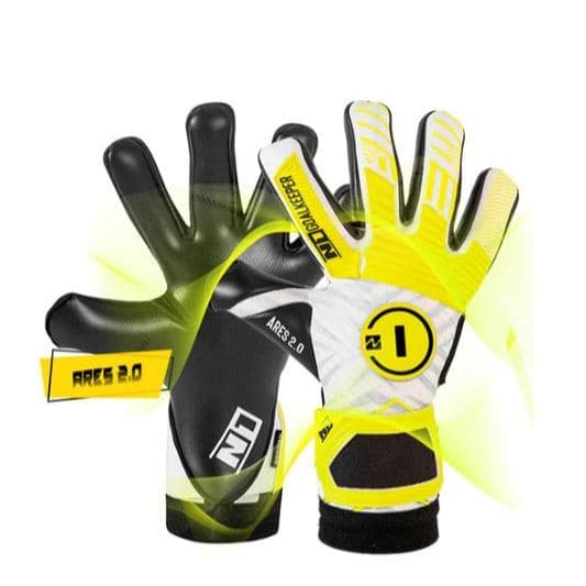 Luva de Goleiro Profissional N1 Ares Neon 2.0 + Meia Antiderrapante - Envio Mesmo DIA