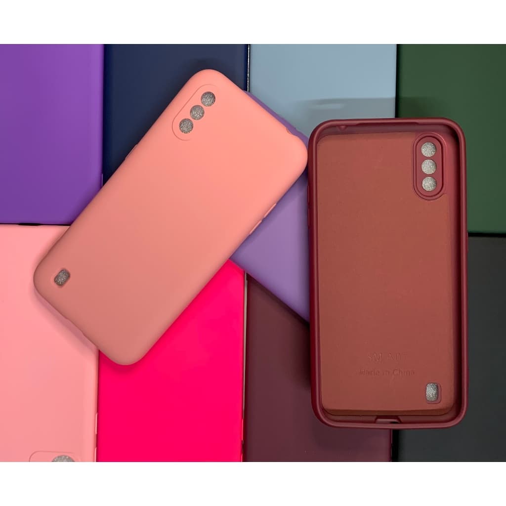 Capa para Samsung Galaxy A01 / Capa + Pelicula 3D ou So 1 Capinha Aveludada