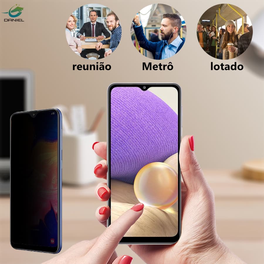 Daniel Película cerâmica de Fosca privacidade Samsung A50 A30S A51 A52 A52S A53 A21S A21 Película protetora