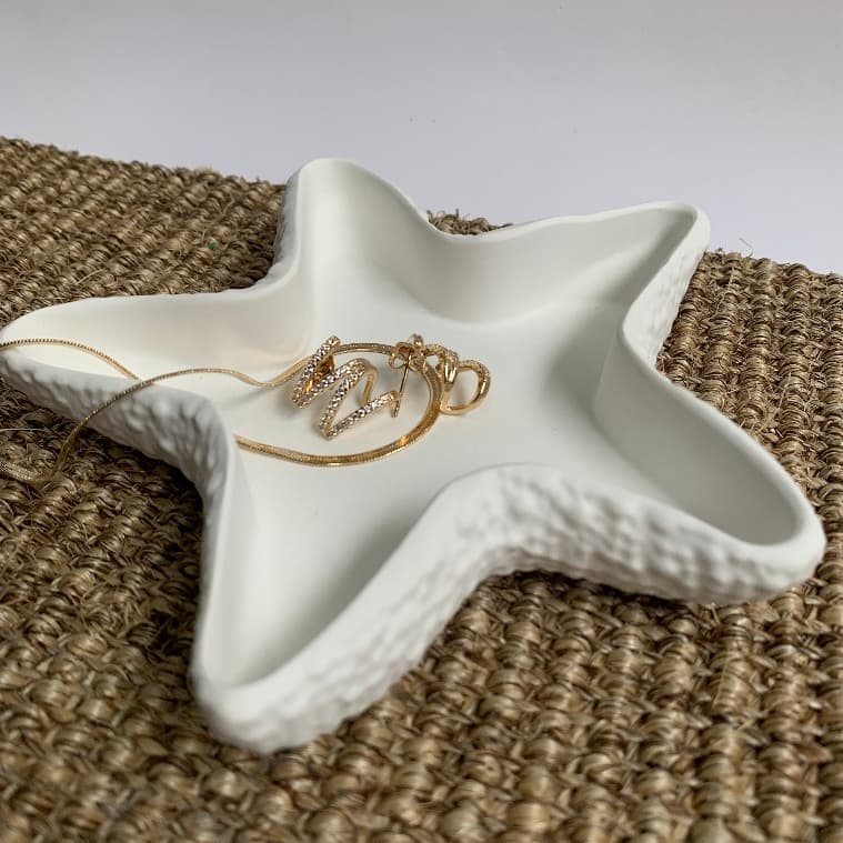 Estrela do Mar Porta Joias/ Bandeja Decorativa/ Porta Objetos