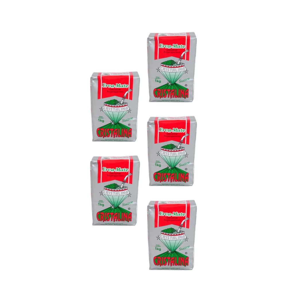 Erva Mate Cristalina Suave Kit com 5kg
