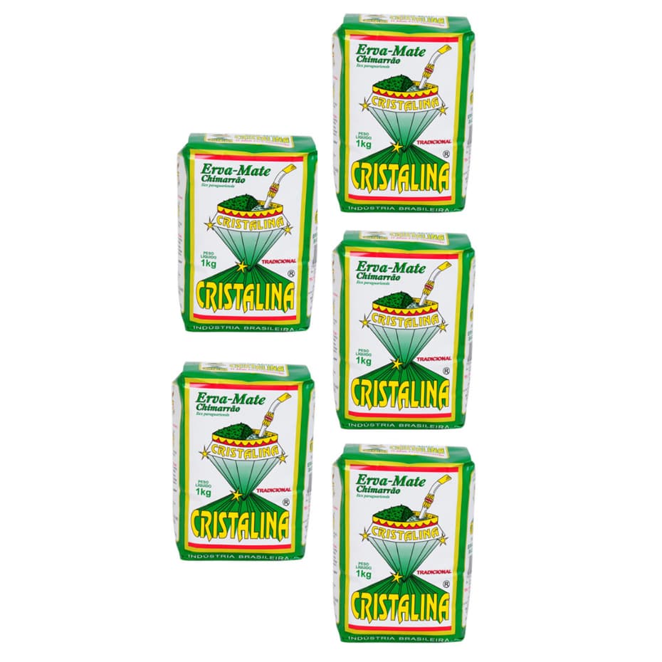 Erva Mate Cristalina Tradicional Kit Com 5kg