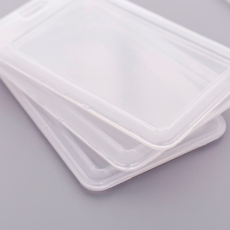Transparente À Prova D'água Tampa Do Cartão De Identificação Em PVC Capa Plástica Para Proteger Cartões De Crédito Banco Estudantes Card