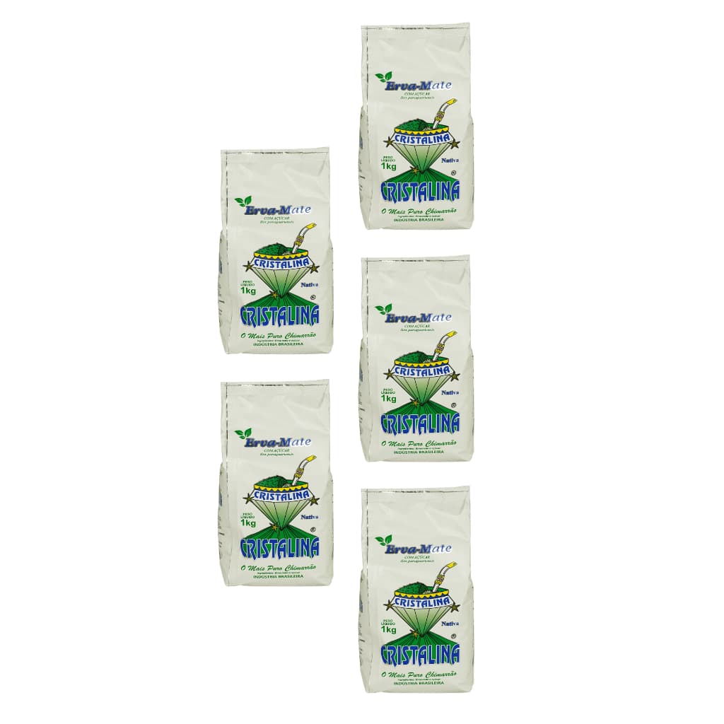 Erva Mate Cristalina Nativa Suave Kit Com 5kg