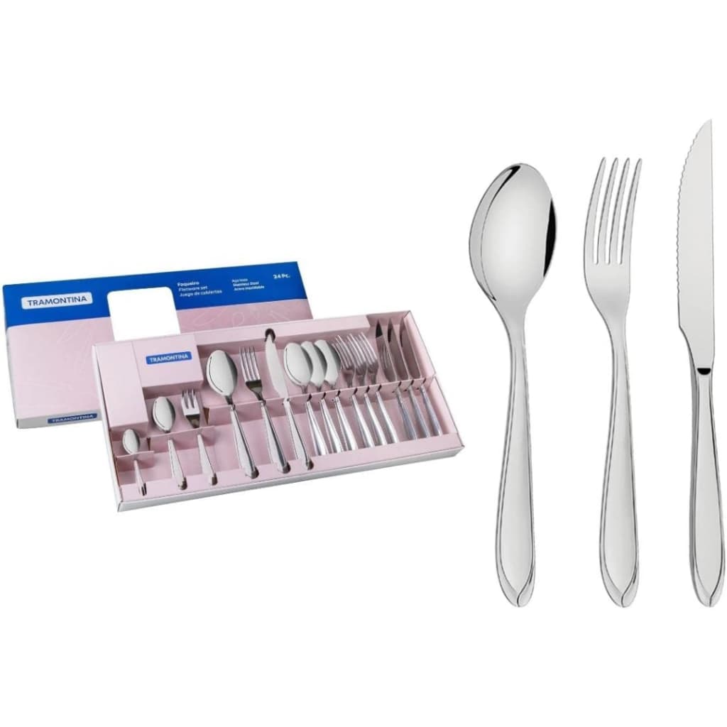 FAQUEIRO ACO INOX 24 PCS LAGUNA