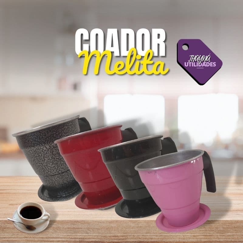 Coador Melita em alumínio
