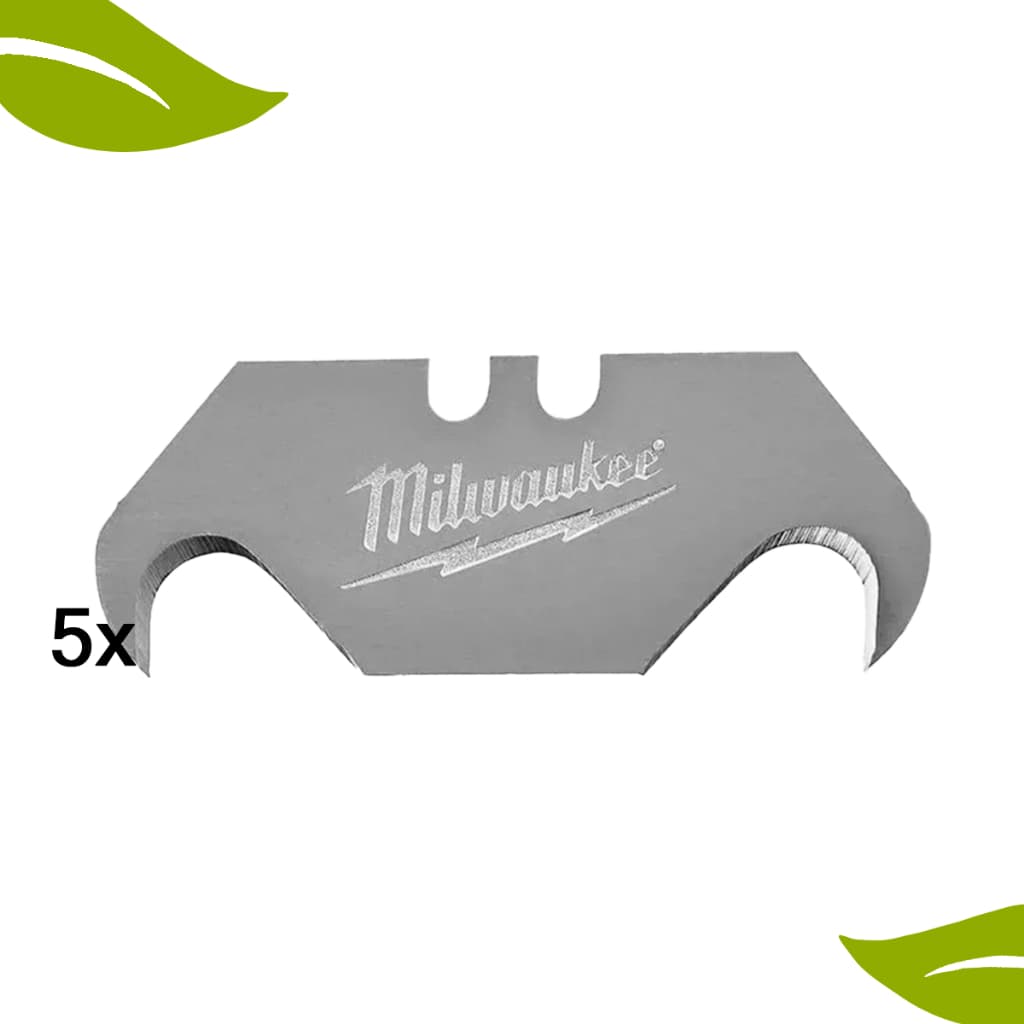 Kit 5x Lâminas Trapezoidal Tipo Gancho 48-22-1932 - Milwaukee