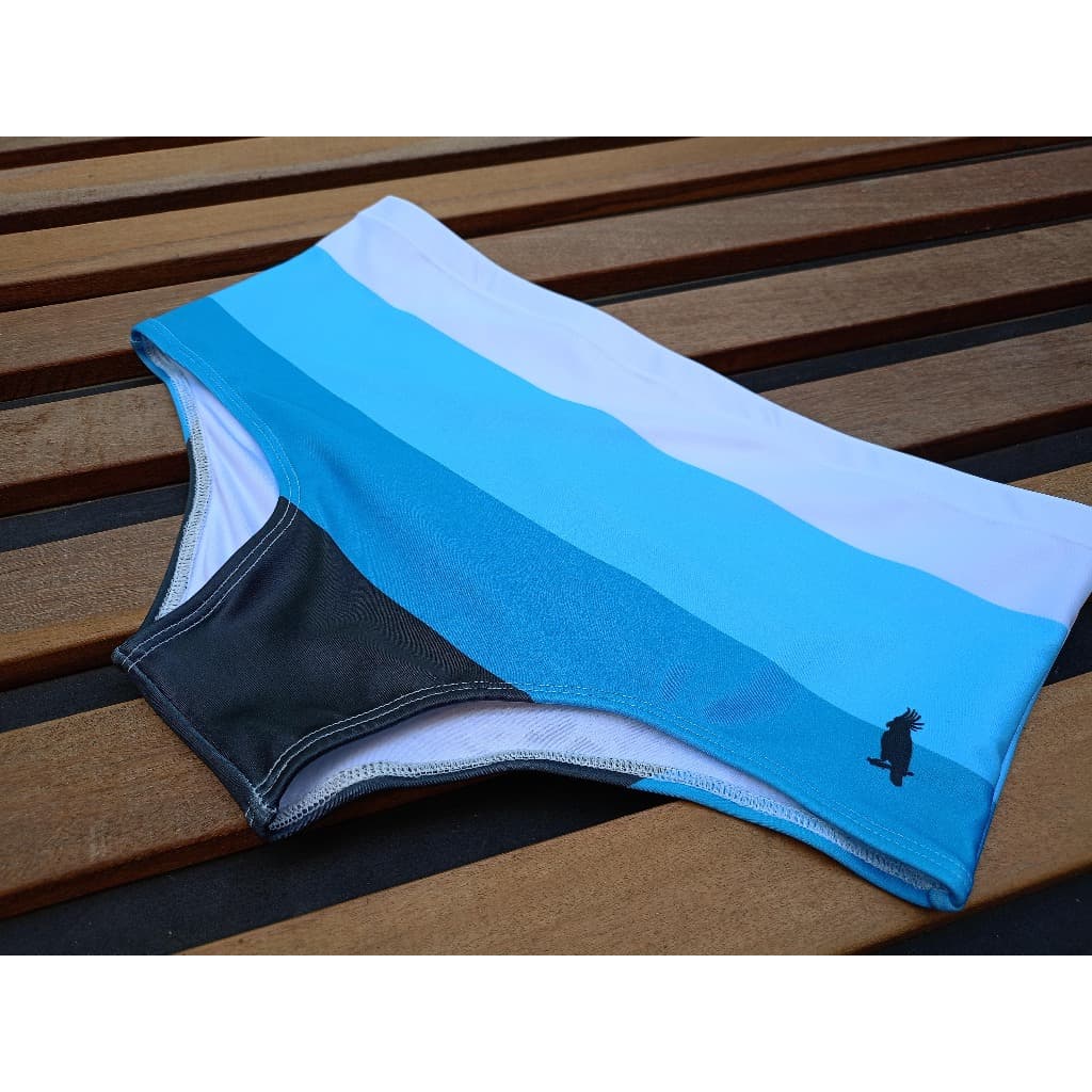 Sunga Adulto Moda Praia Listras Horizontais