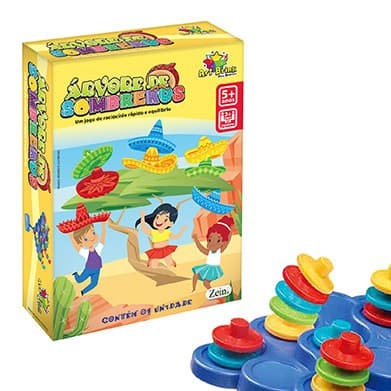 Jogo de Equilíbrio Árvore de Sombreiros - Art Brink