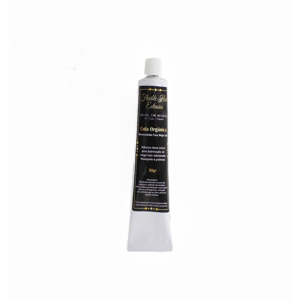 Gel Cola Orgânico de 30g Para Fabricação Mega Hair e Prótese Capilar