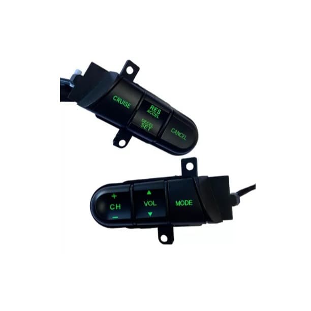Par Botão Comando Volante Piloto Automatico Radio Para Honda Civic 2006 A 2011
