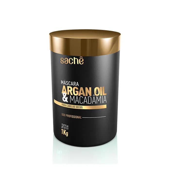 kit Máscara arga 1k + Máscara BB Cream 1k + Máscara SOS 1k  Sachê Professional