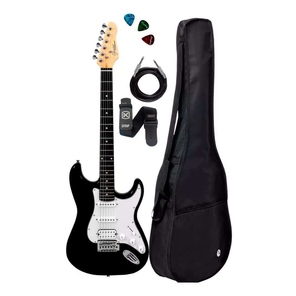 Guitarra Elétrica Giannini G-101+ Acessórios+ Capa + Paletas