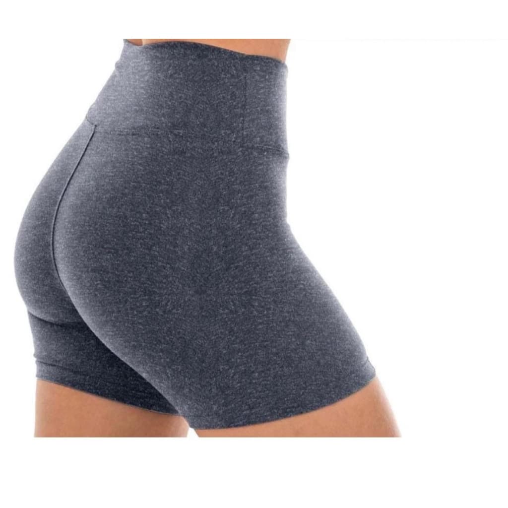Shorts Feminino Curto Liso Cintura Alta Plus size Dia a Dia Academia