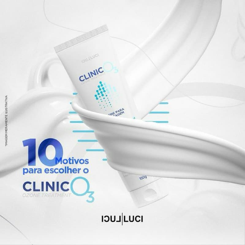 Clínic 03 Creme para Massagem Ozonizado Luci Luci