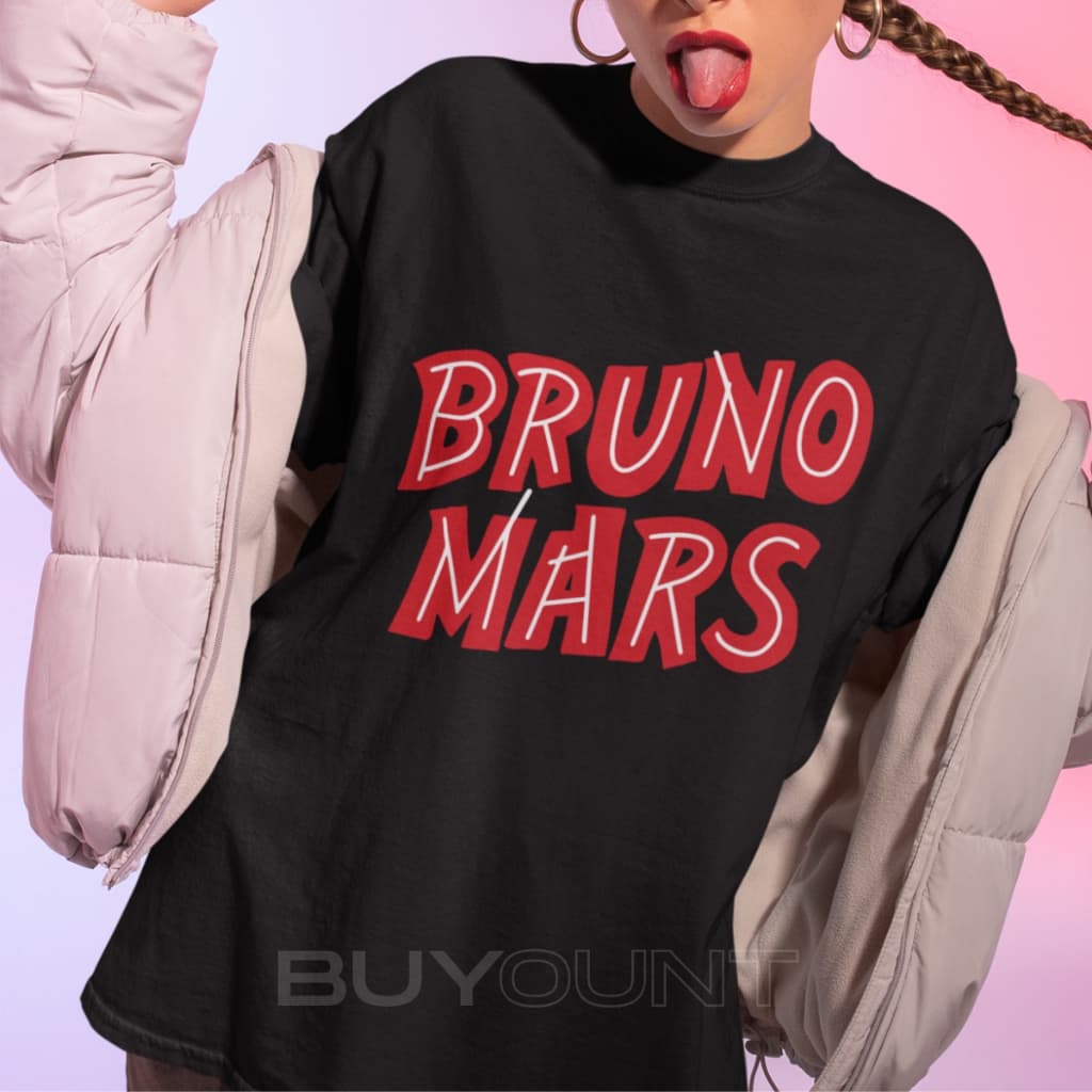 Camiseta Básica Bruno Mars Algodão T-shirt