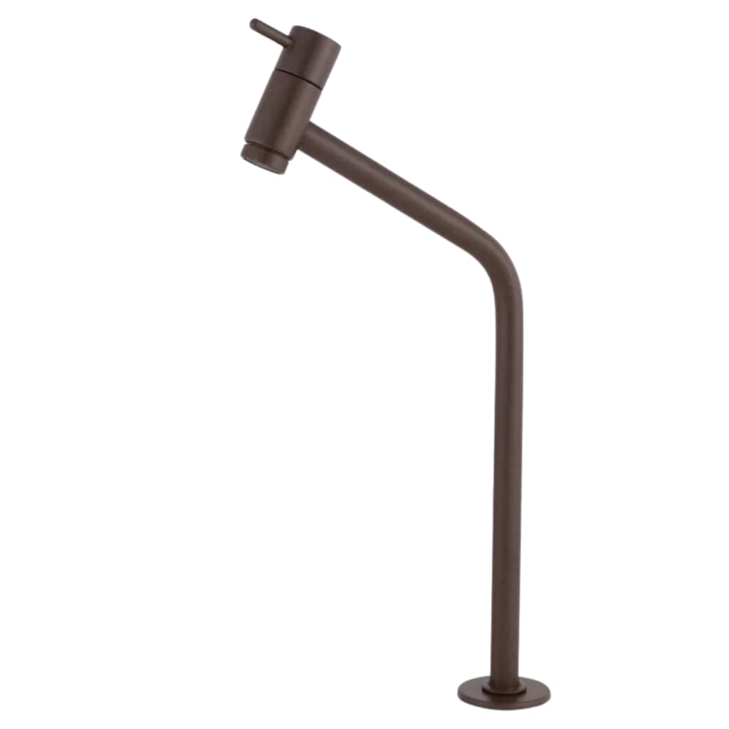 Torneira Link Bica Alta Para Banheiro Cuba Lavabo Lavatorio Aço Corten