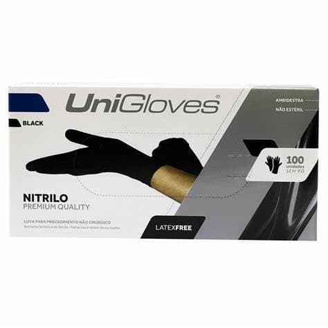 Luva Descartável para Procedimento UniGloves - 100UN