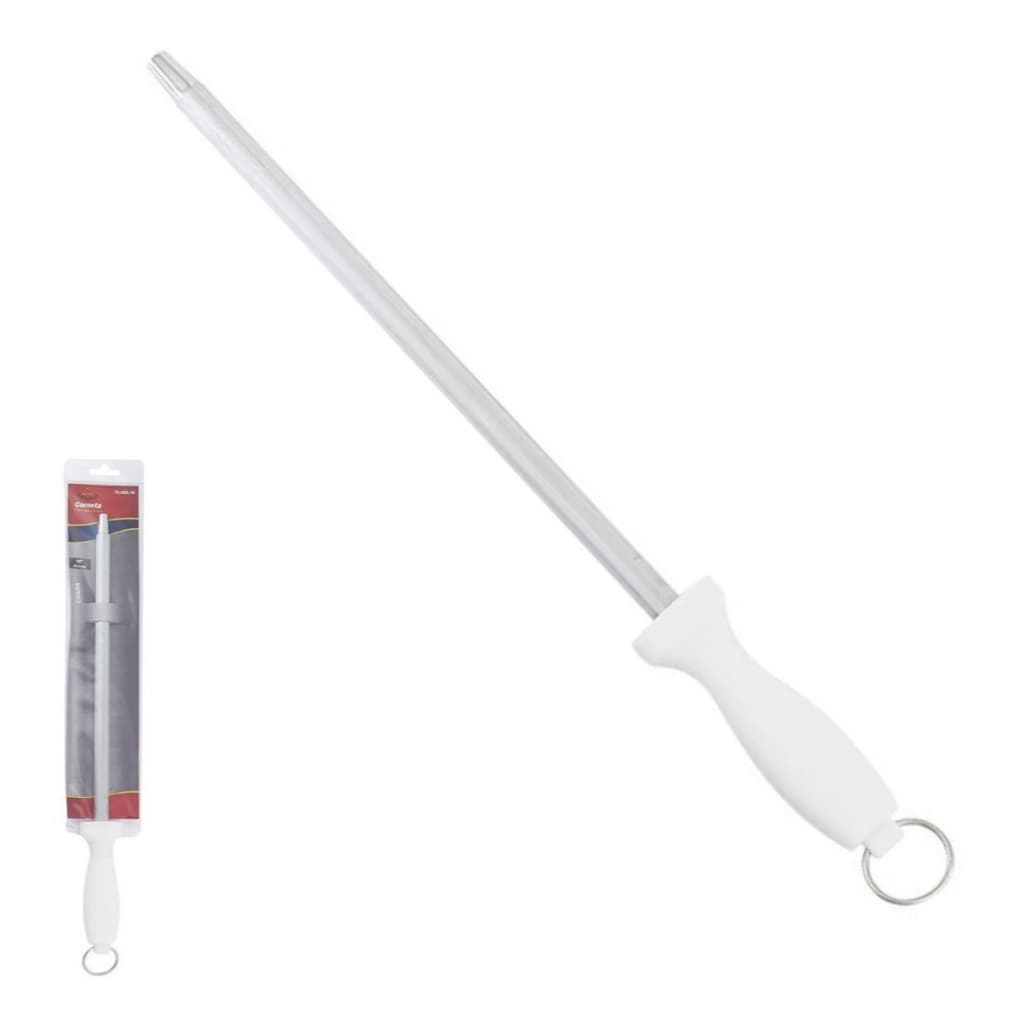Chaira Estriada 10pol/25cm Afiador Amolador P/ Facas Corneta Novidade novidade