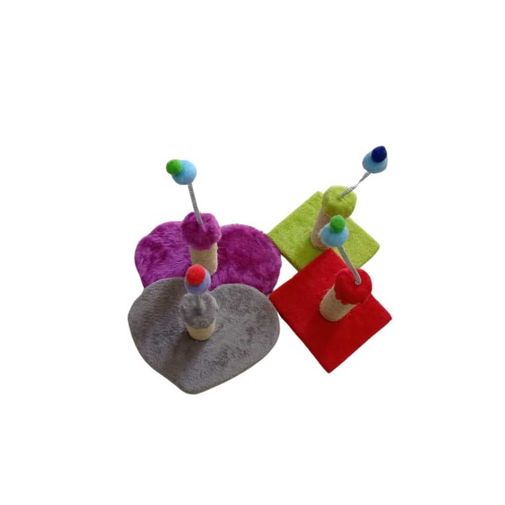 Arranhador poste de sisal para gato colorido, afiador de unhas, brinquedo arranhador, poste para arranhar pet.