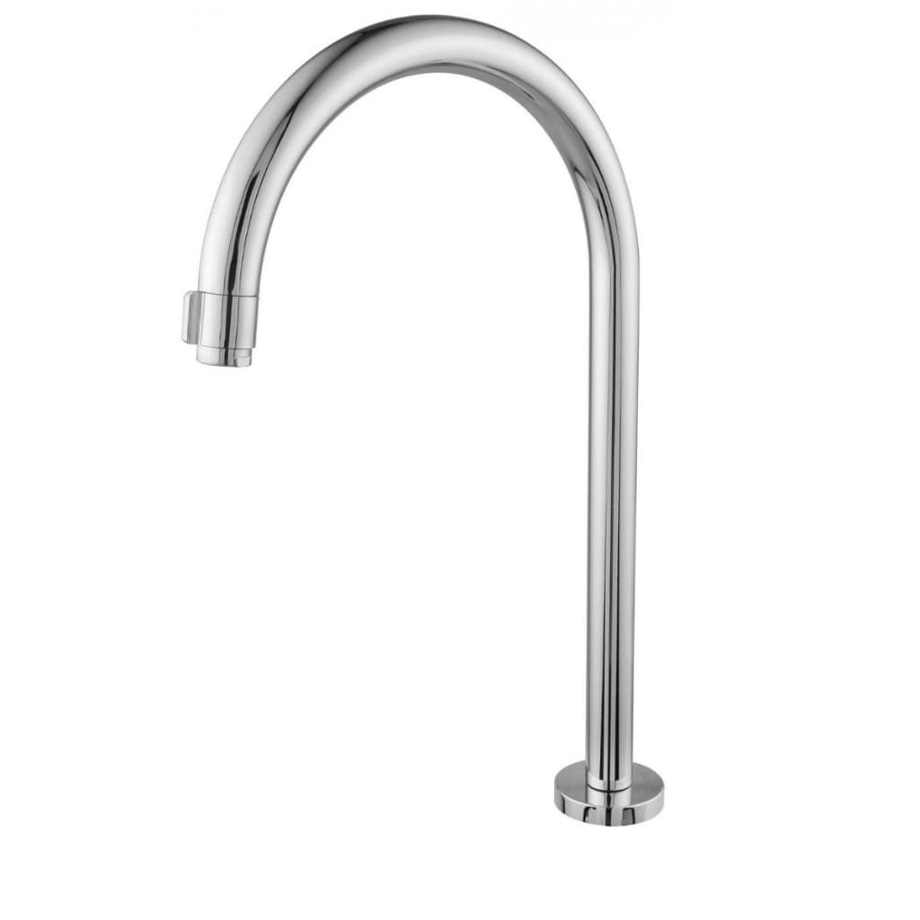 Torneira Lavatório Banheiro Slim Tube Cromada Alta (Inox)