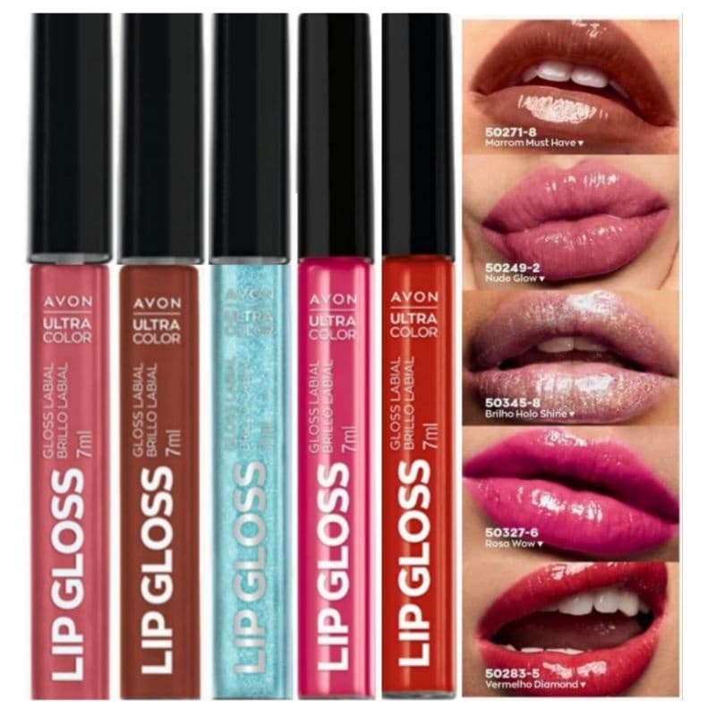Batom Lip Gloss Labial Avon Ultra Color 7ml