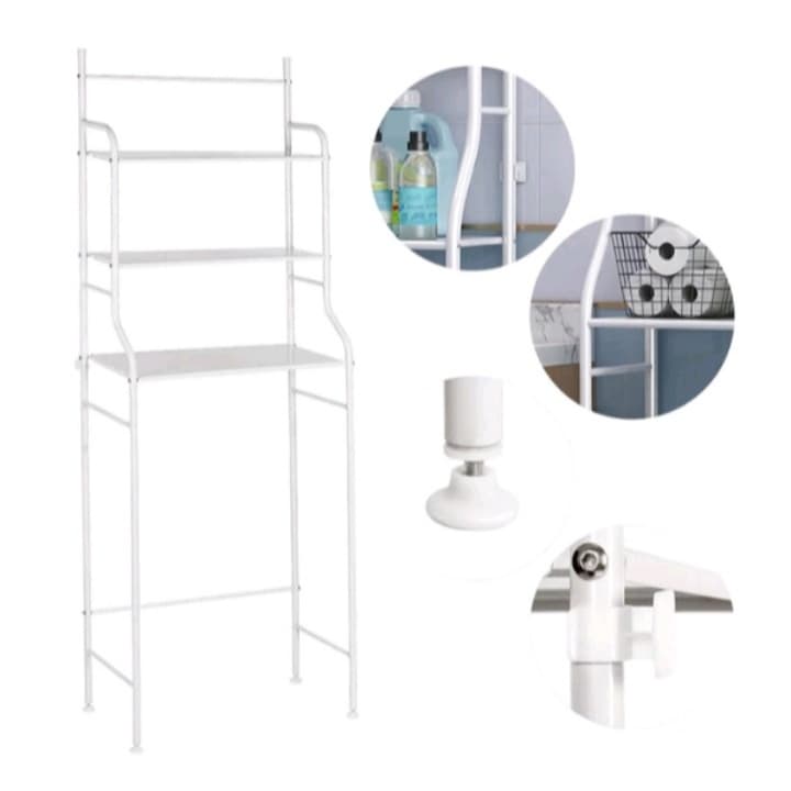 Rack Banheiro  sobre vaso sanitario Metal Organizador