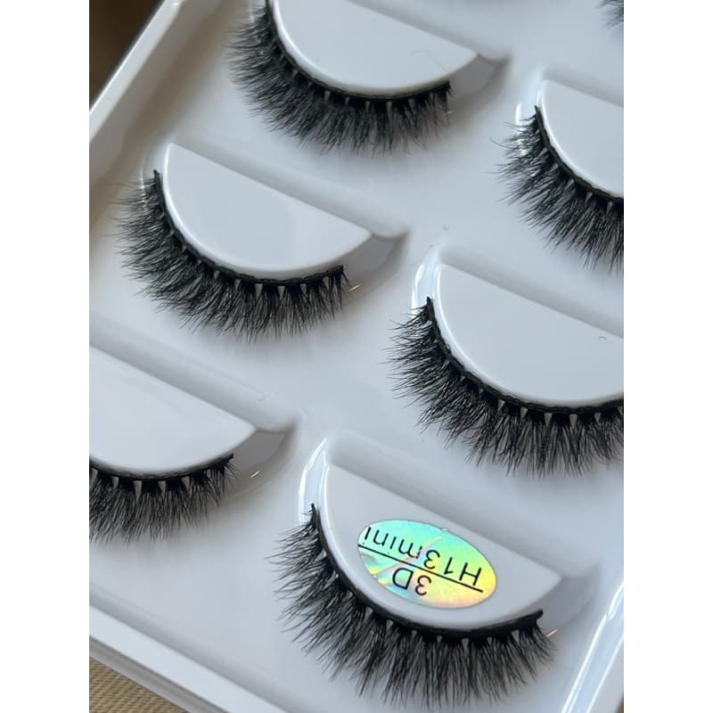 Cílios postiços H13 mini cartela com 5 pares