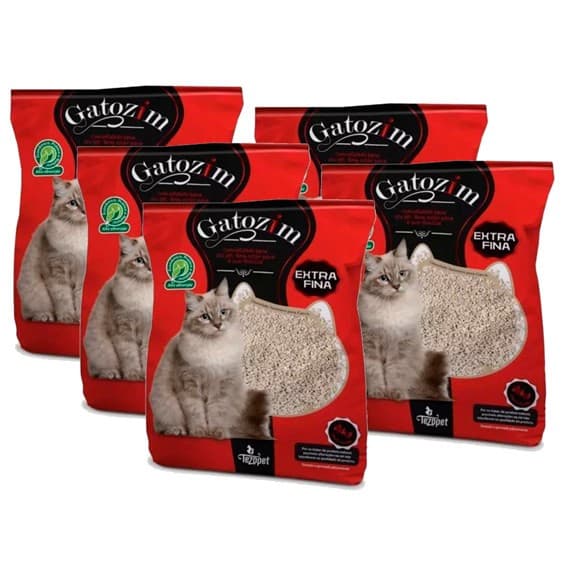 Areia Gatozim Extrafina 4kg CADA SACO - TEZOPET - PET LIVE ATACADÃO