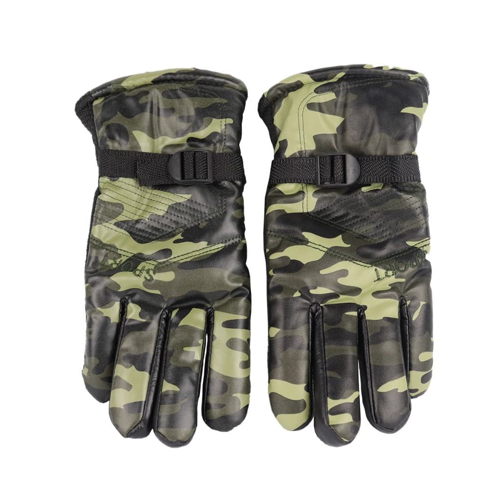 Luva Inverno Camuflada Para Moto Ciclismo Caminhada Casual Unissex