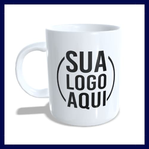 Caneca De Porcelana 325ML com a Arte Do Seu Jeito