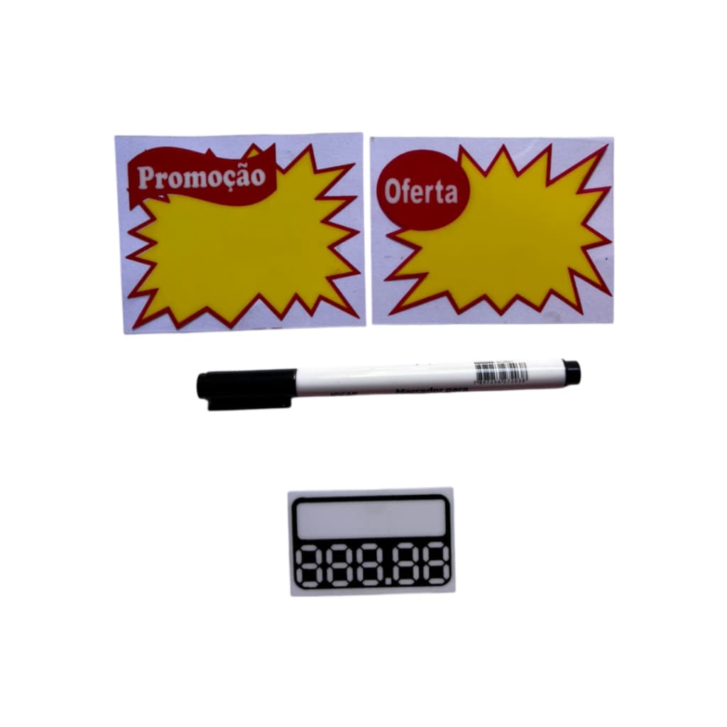Kit de placas Infalível: Etiquetas de Preços e Plaquinhas de Oferta para o Sucesso das suas Vendas