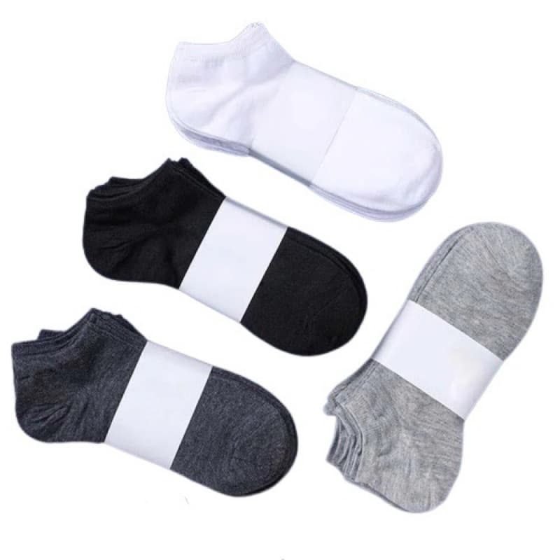 Kit 12 Pares Meias Soquetes - Meia Algodão Unisex
