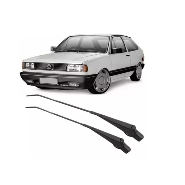 Par Braço Limpador Gol Parati Voyage Saveiro todos modelos Quadrado 1982 83 84 85 86 87 88 89 90 91 92 93 1994
