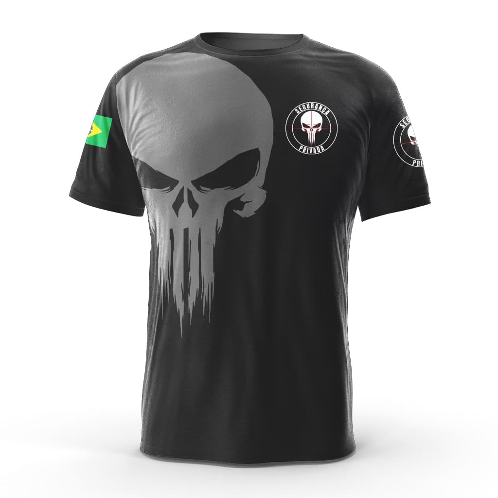 Camisa Segurança Privada Camiseta Vigilante Proteção Uv50+