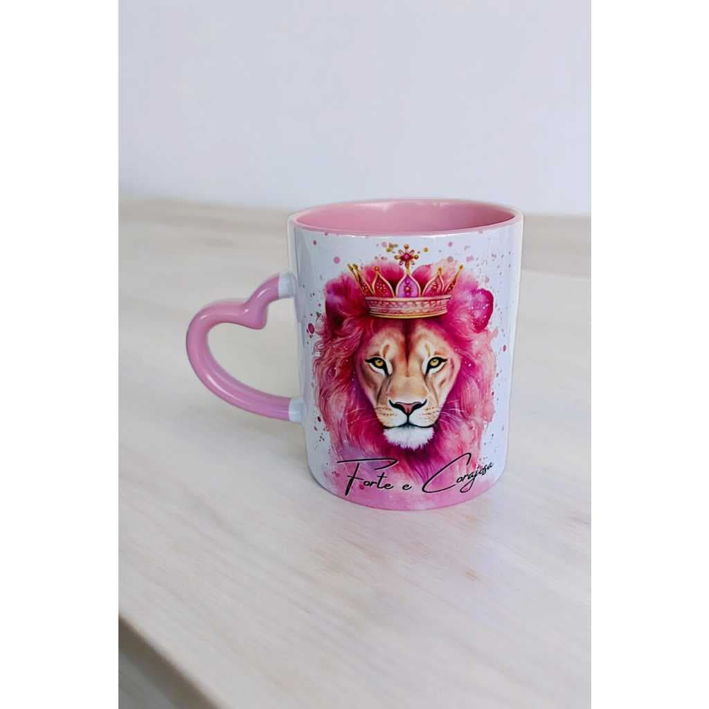 Caneca Alça de Coração Personalizada