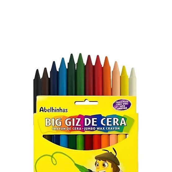 Big Giz de Cera 12 Cores Jumbo Acrilex