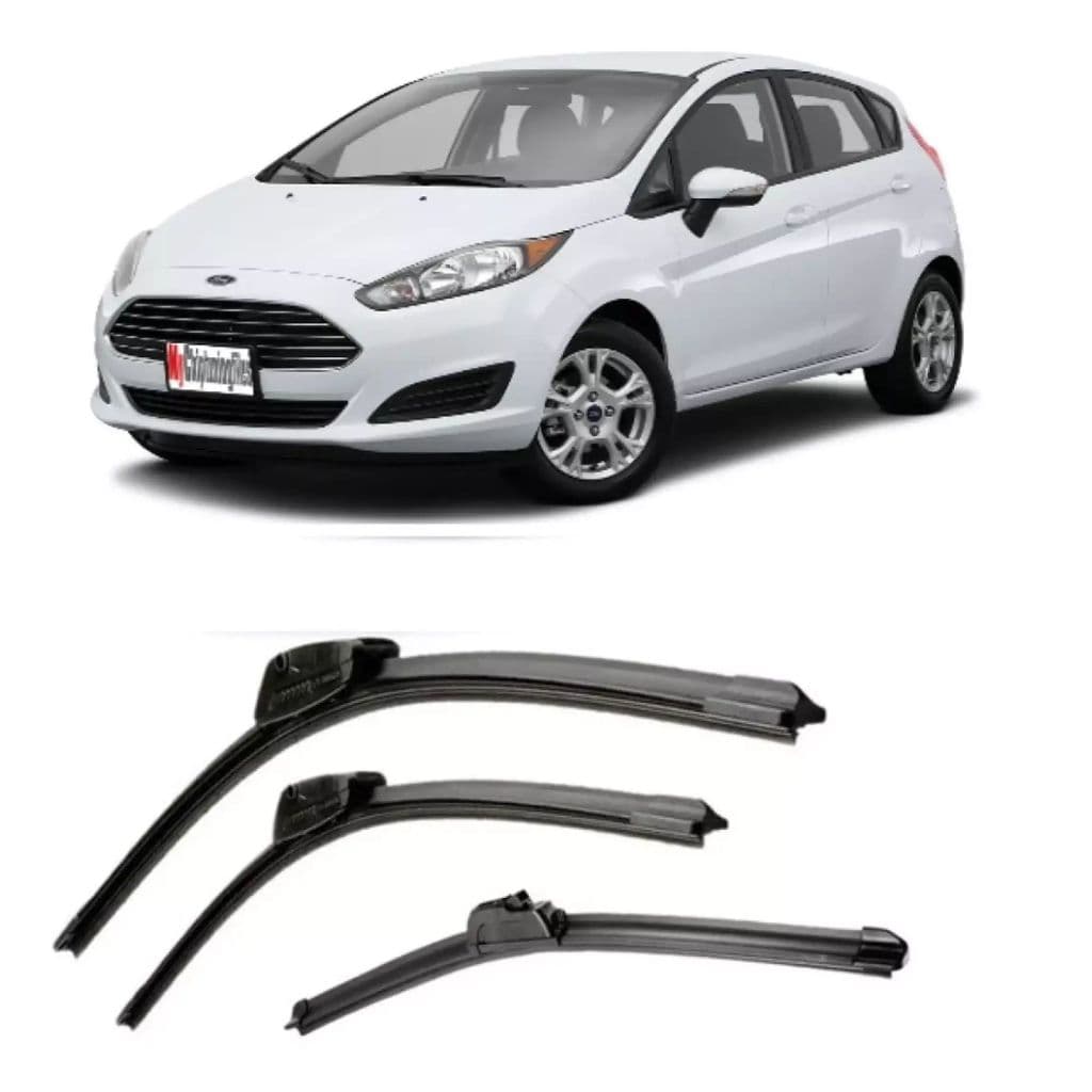 ✅🌧️Jogo de Limpador Parabrisa Silicone New Fiesta 2012 A 2019🚘