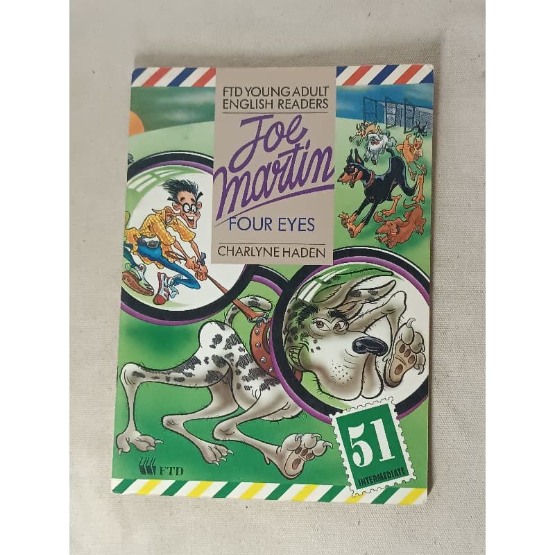 Livro Antigo de 1992 em Inglês Joe Martins Four Eyes 51 intermediate Colecionável ver Descrição
