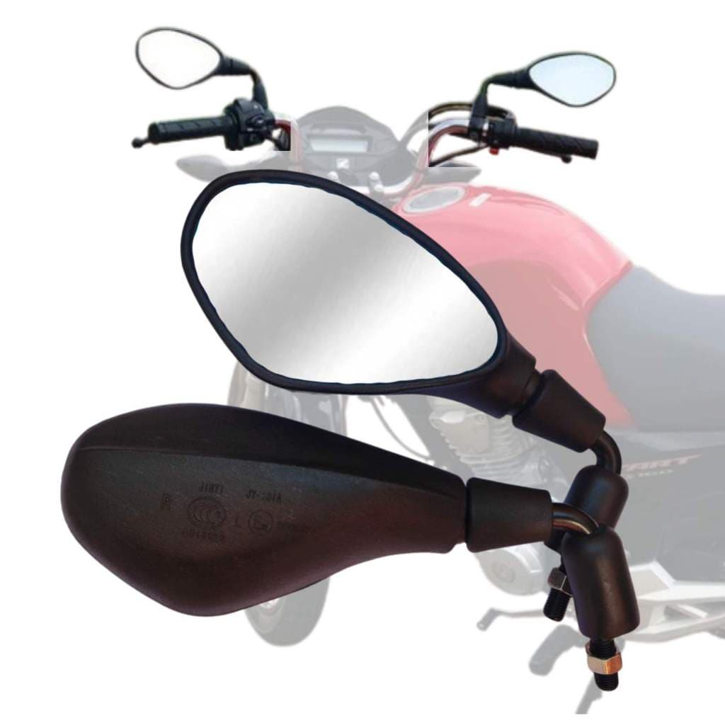 Retrovisor Gs 650 F800 Bmw Haste Curta Fixo Rosca Honda 1 Par