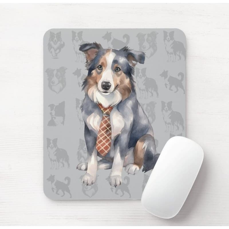 Mouse Pad Border Collie Mãe de Pet Pai de Pet Cachorrinhos