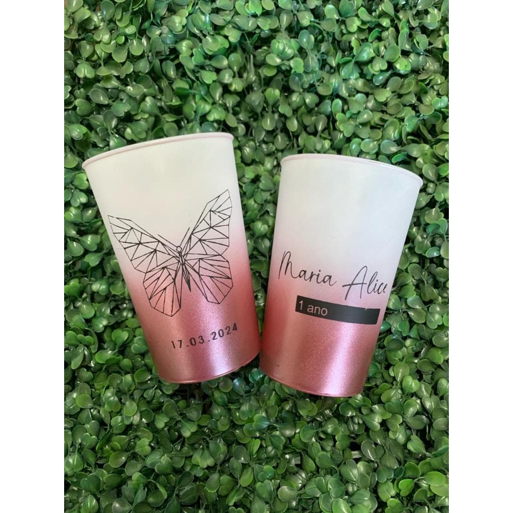 kit 50 Copos Twister 480 ml degradê personalizados