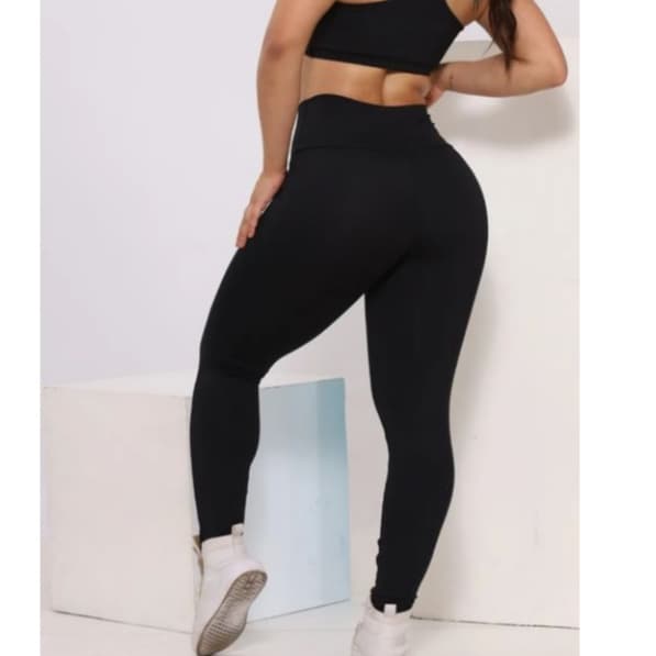 calça academia feminina cintura alta legging suplex