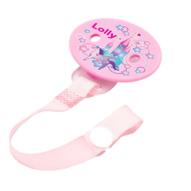 Prendedor de Chupeta Tip Rosa Lolly