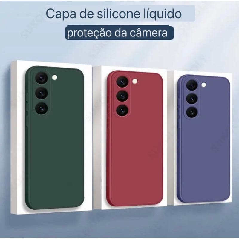 Capa Capinha Case Aveludada Com Carmuça por dentro para Samsung A05 A05SA10 A12 A13 A14 A15 A11 A23 A02 A32 4G A03S A03 A10S A20S A20 A22 4G J7PRIME J4PLUS