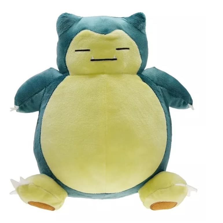 Boneco Pelúcia Snorlax Pokémon 25 Cm Premium Fofo