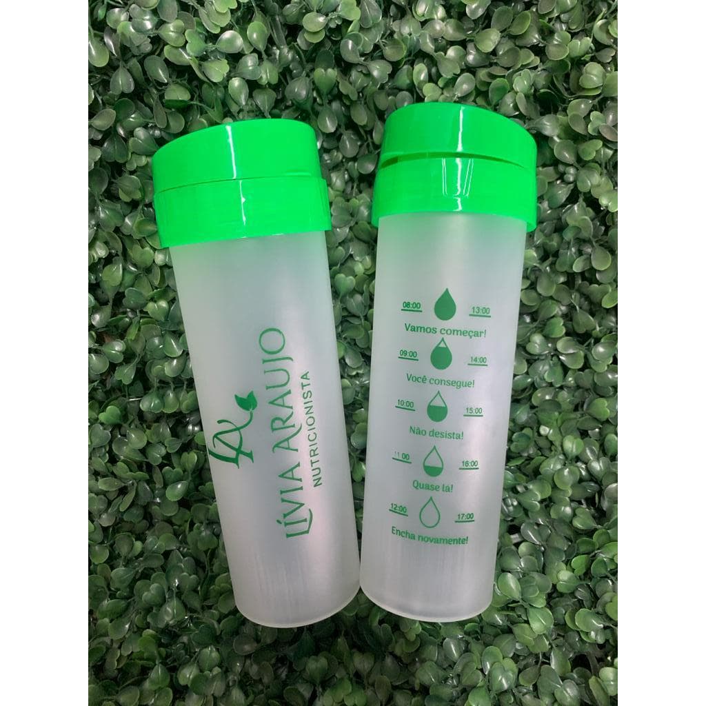 Kit 70 Garrafas acquabio Degradê Personalizadas