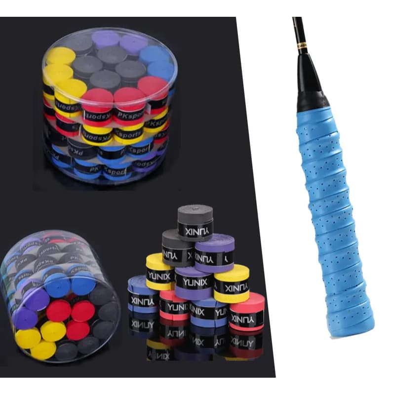 Kit 5 Overgrip, Raquete de tênis, Padel Shock Absorption, Badminton Grips, Beach Tennis